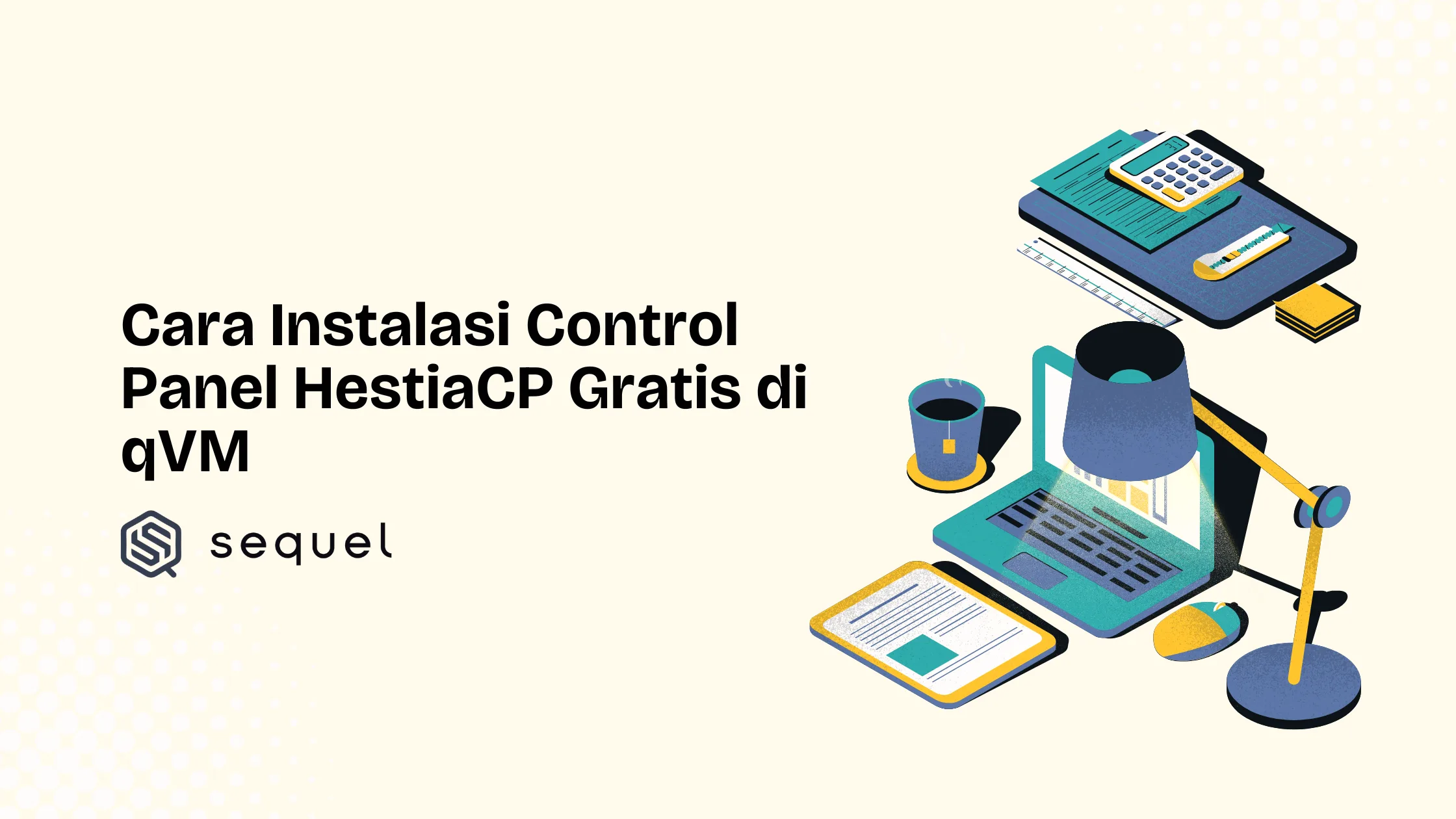 Cara Instalasi Control Panel HestiaCP Gratis di qVM