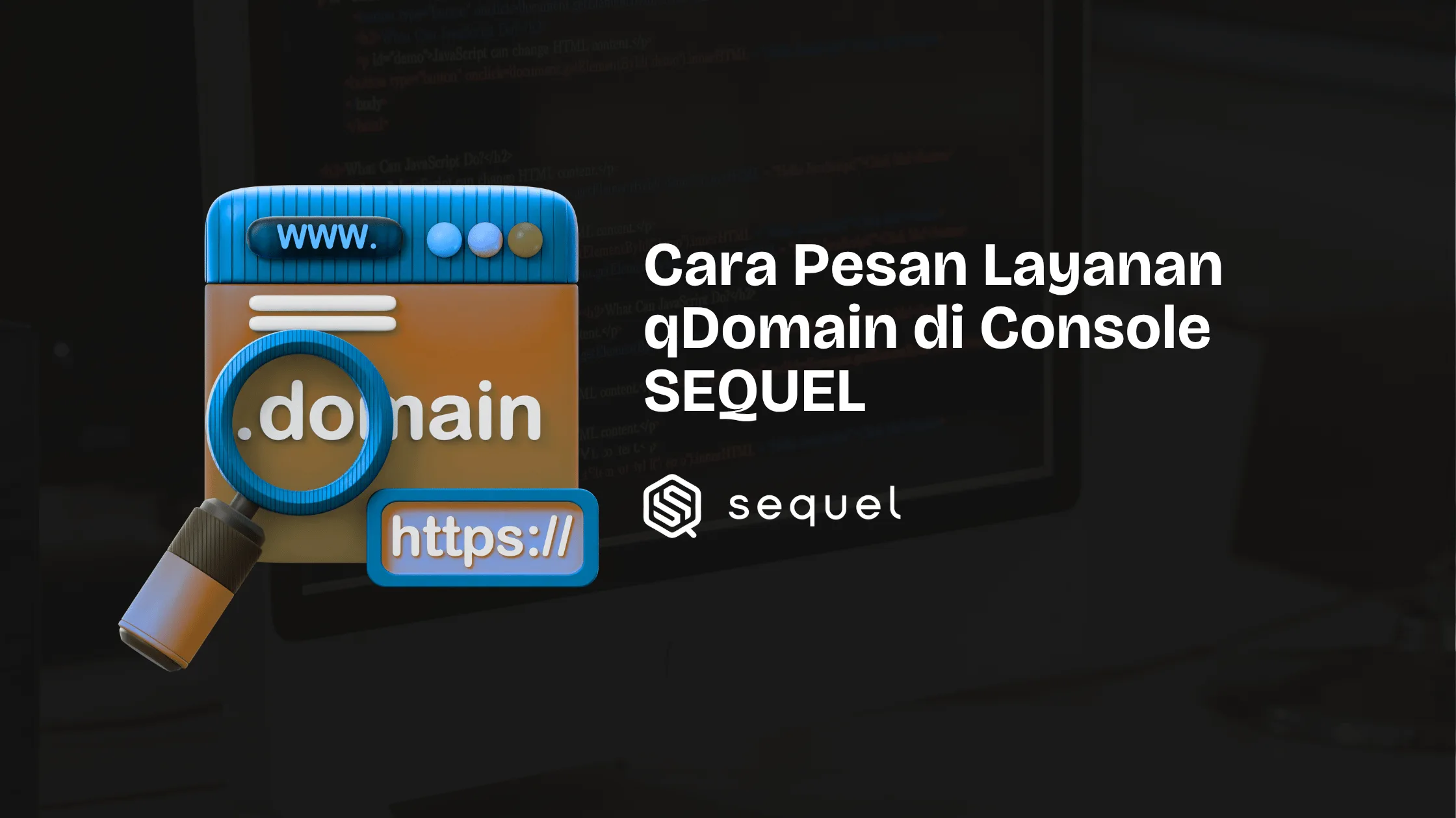 Cara Pesan Layanan qDomain di Console SEQUEL